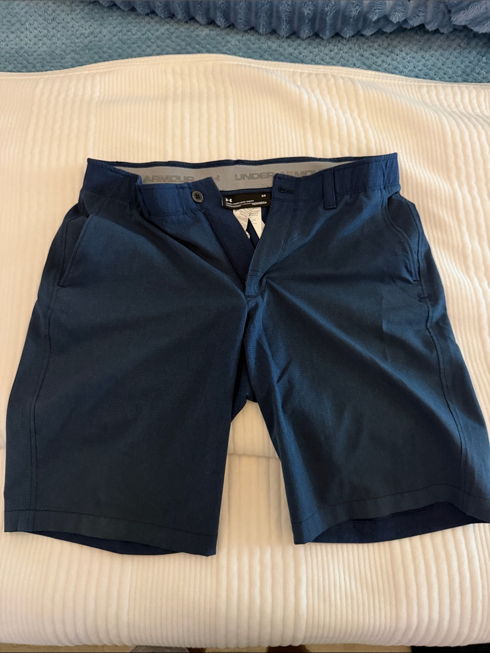 Under Armour Men's Navy Performance golf Shorts